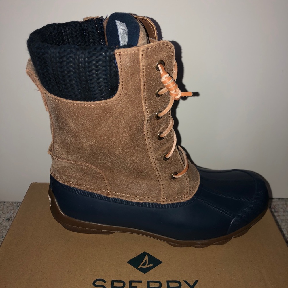 Sperry Syren Misty Duck Boot Navy/Tan